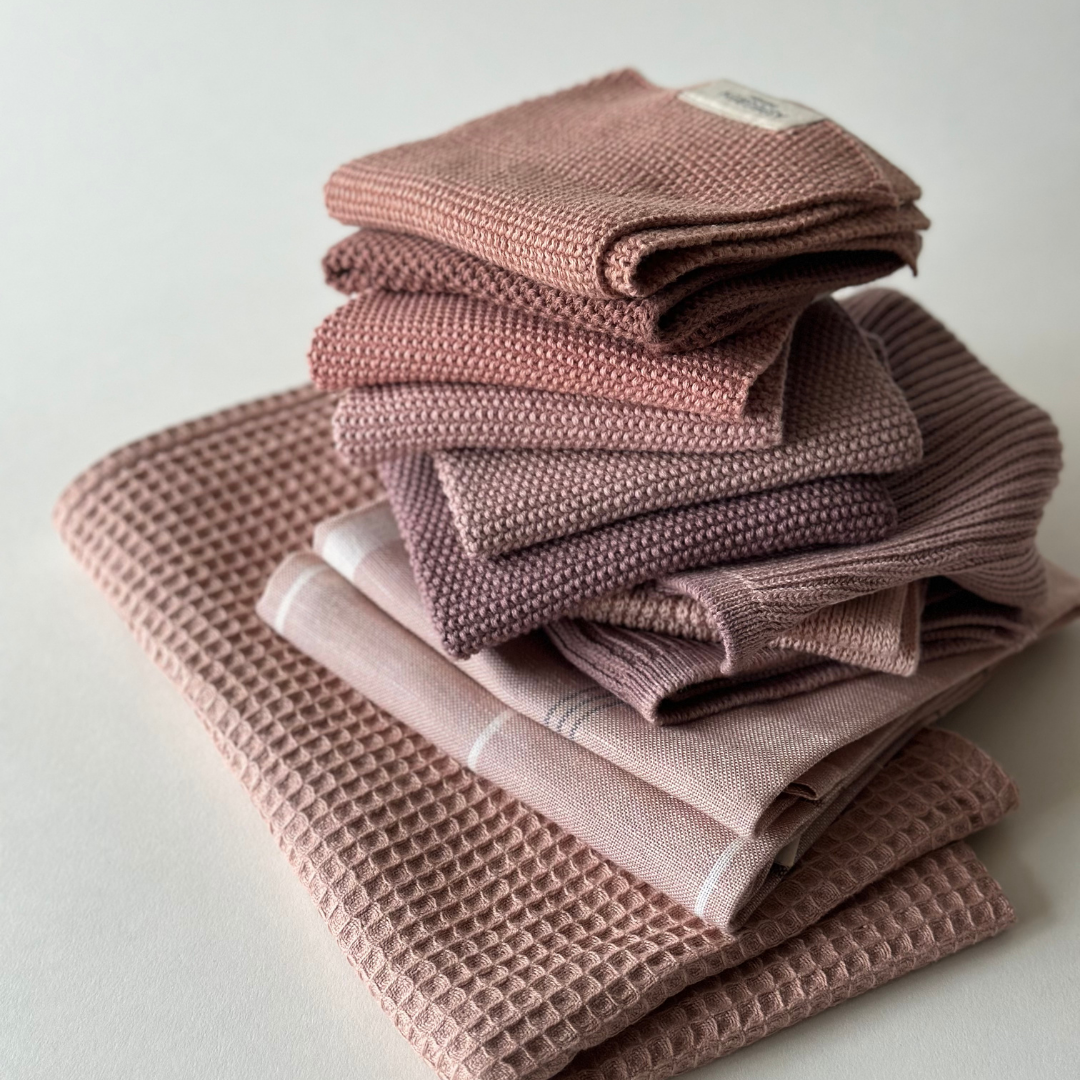 Geschirrtücher - 100% Bio-Baumwolle - 2er-Set - Gestrickt