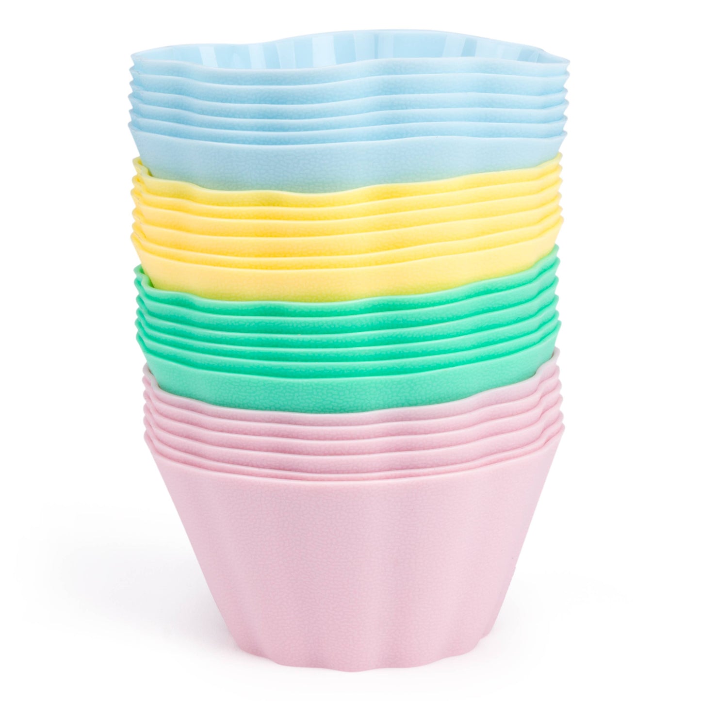 Backefix | Silicone Muffin Cups 24 Pieces Colorful