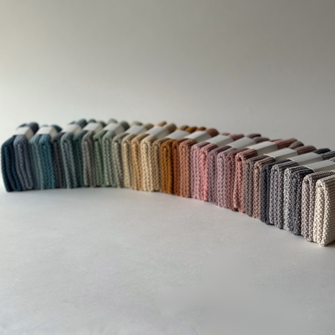 Geschirrtücher - 100% Bio-Baumwolle - 2er-Set - Gestrickt