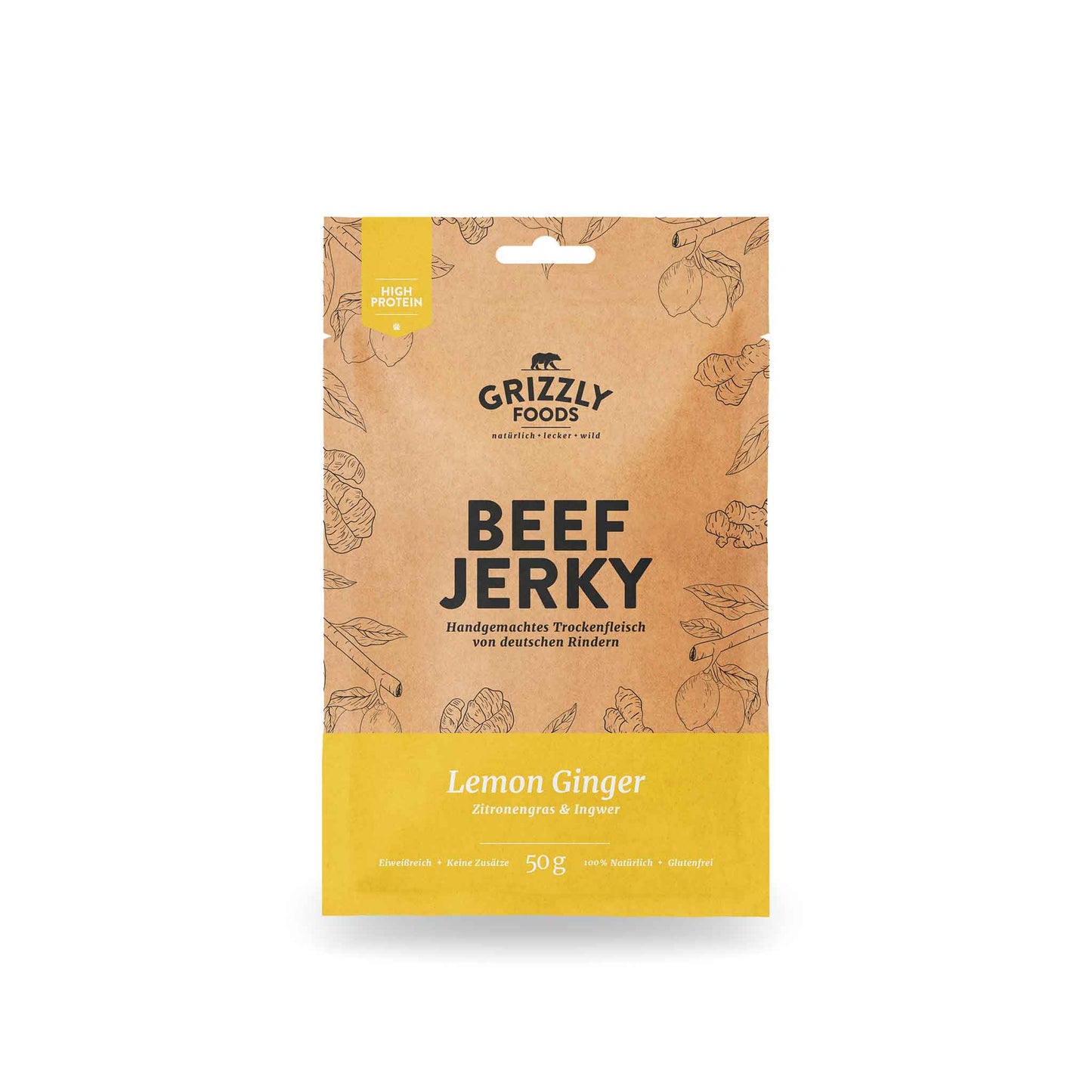 Beef Jerky - Lemon Ginger