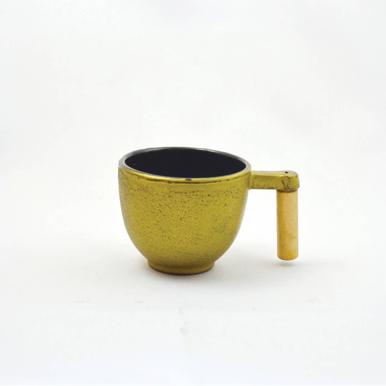 Ja-Unendlich | Teecup Eisen rund Holz gold