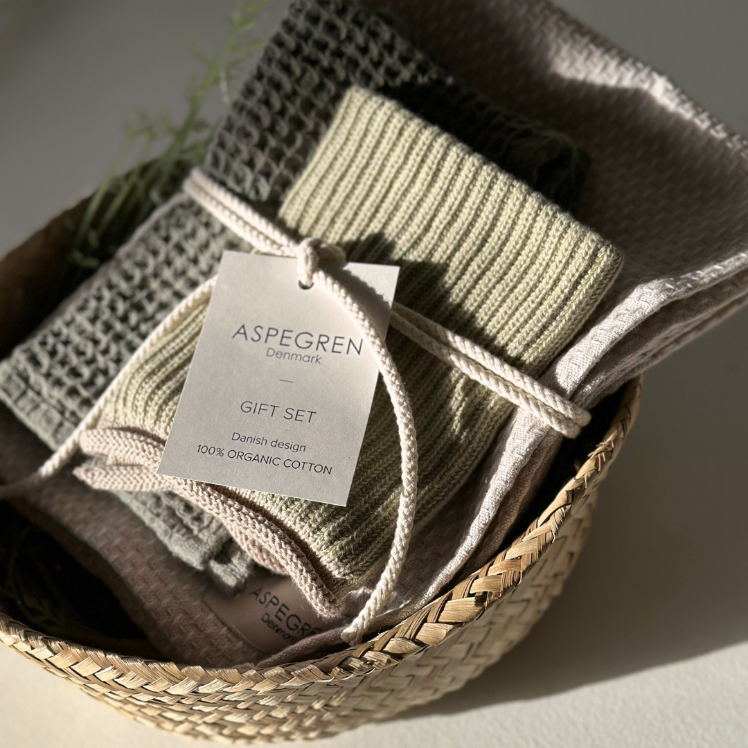 Geschenkset - 100% Bio-Baumwolle - 3er-Set - Fenchel