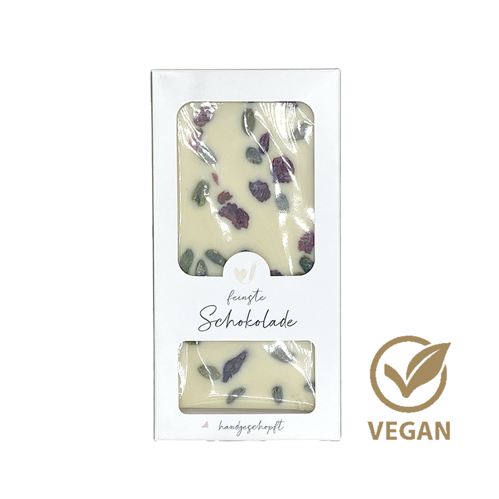 Vegane Schokolade - Pistazie & Cranberry