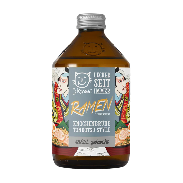 J.Kinski | Base de soupe bio Ramen - Bouillon d'os Tonkotsu