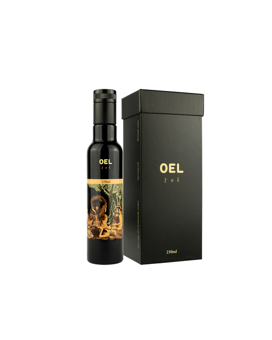 ZOE 250 ml – Premium Natives Olivenöl Extra, edel verpackt