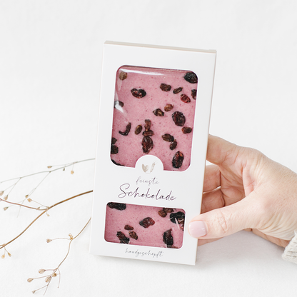 Weiße Schokolade - Acai & Powerberries