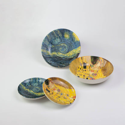 Reibeplatte aus Keramik mit Knoblauch und Ingwer/Arte KLIMT