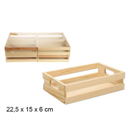 Naturholzbox 22,5x15x6 cm
