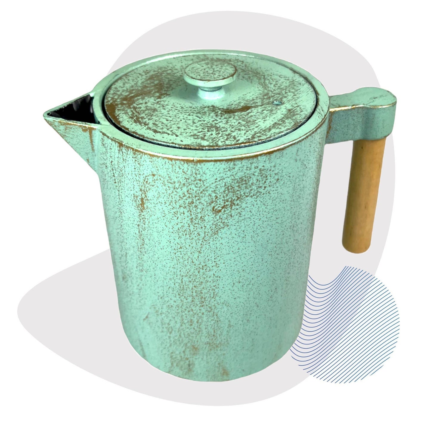 Ja-Unendlich | Kohi 1,2l Teekanne und Kaffeekanne Gusseisen