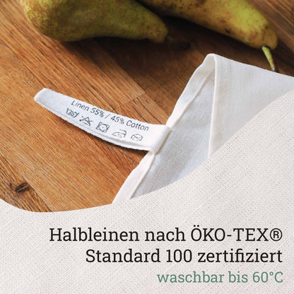 Geschirrtuch [Halbleinen] Faultier | Küchentücher