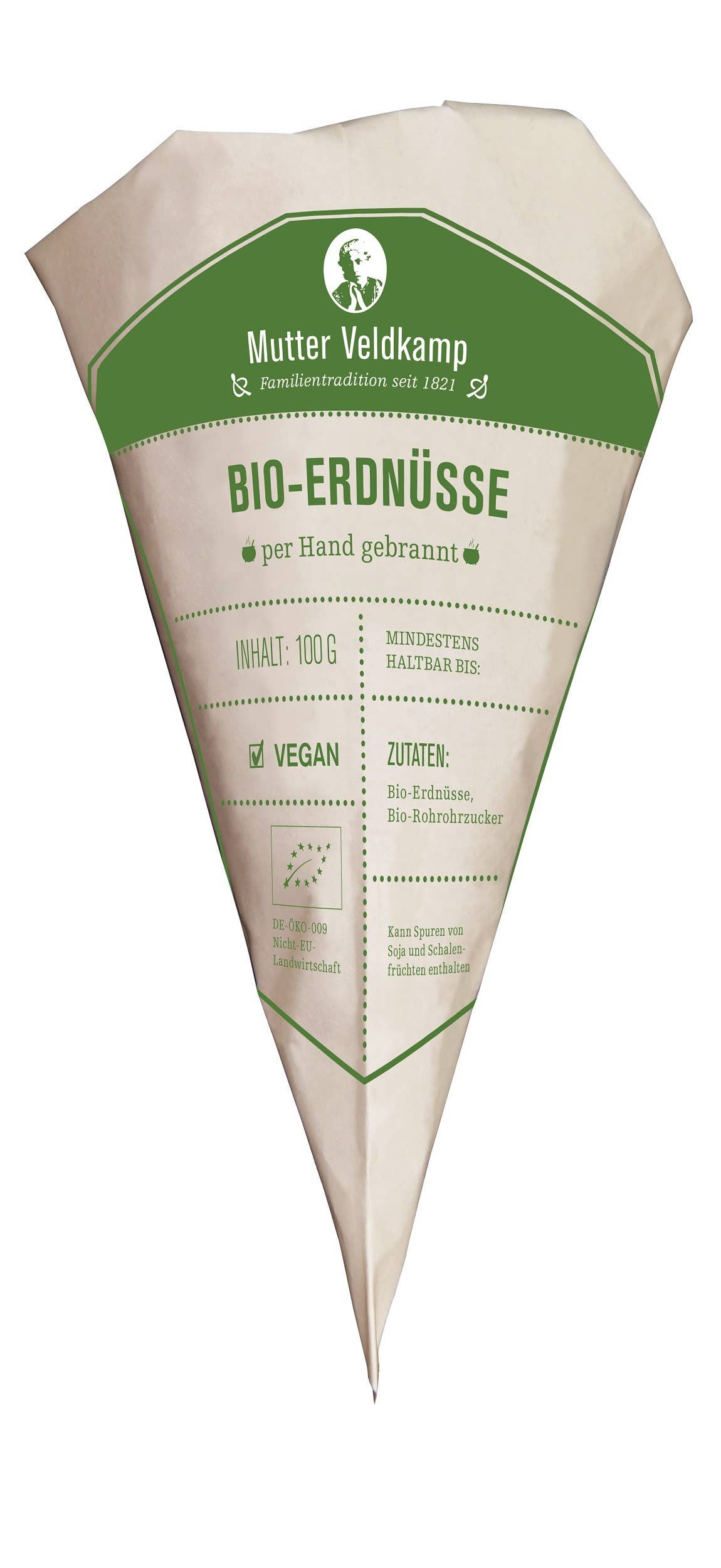 Hamburger Goldmandel | Bio Erdnusse Spitztüte