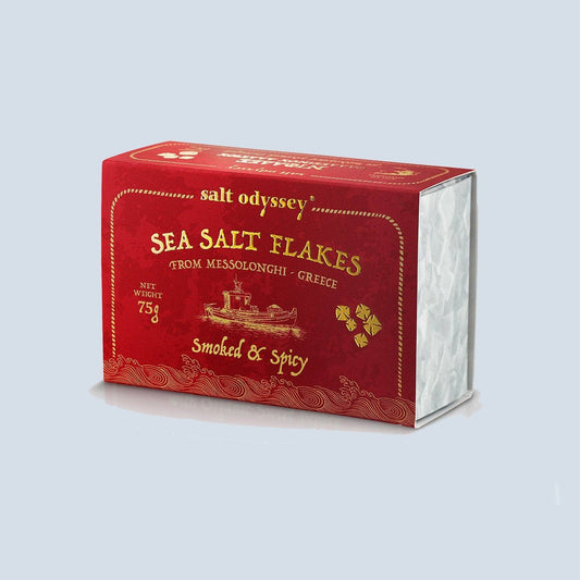 Meersalz-Flocken, scharf und geräuchert, 75 g