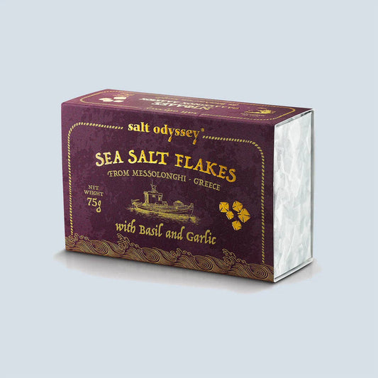 Meersalz- Flocken Knoblauch Basilikum 75 g