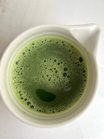 Matcha Mixing Bowl - pearly white