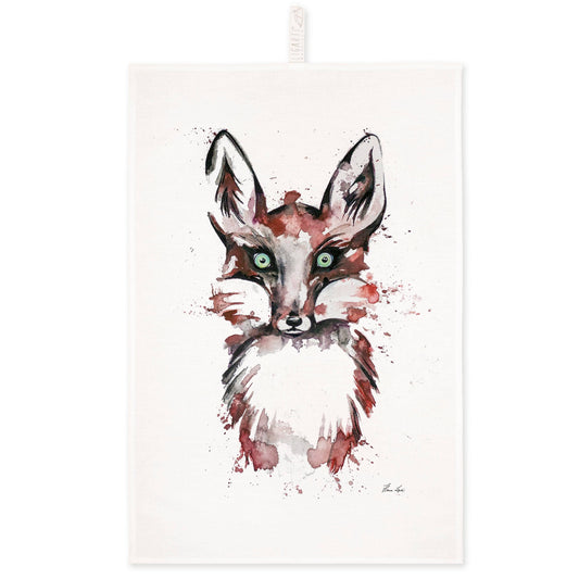 Geschirrtuch [Halbleinen] Fuchs | Küchentücher