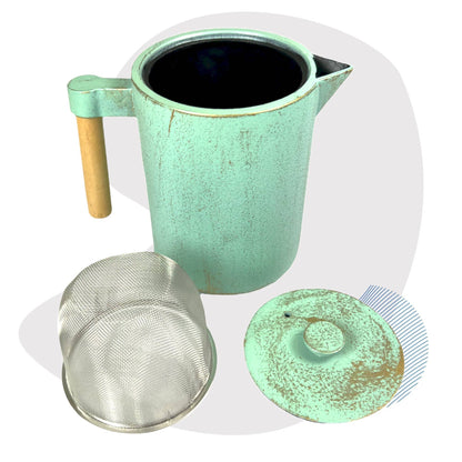 Ja-Unendlich | Kohi 1,2l Teekanne und Kaffeekanne Gusseisen