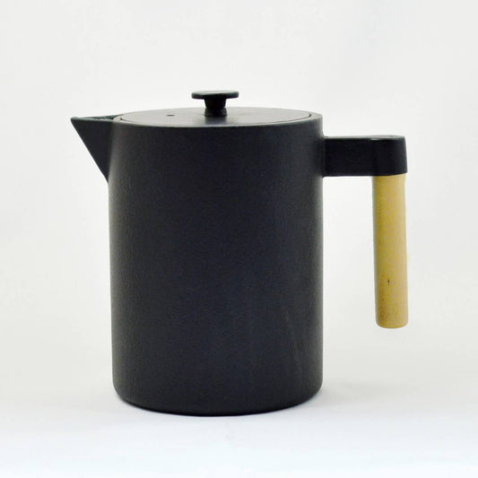 Kohi Teekanne aus Gusseisen, 1,2l schwarz