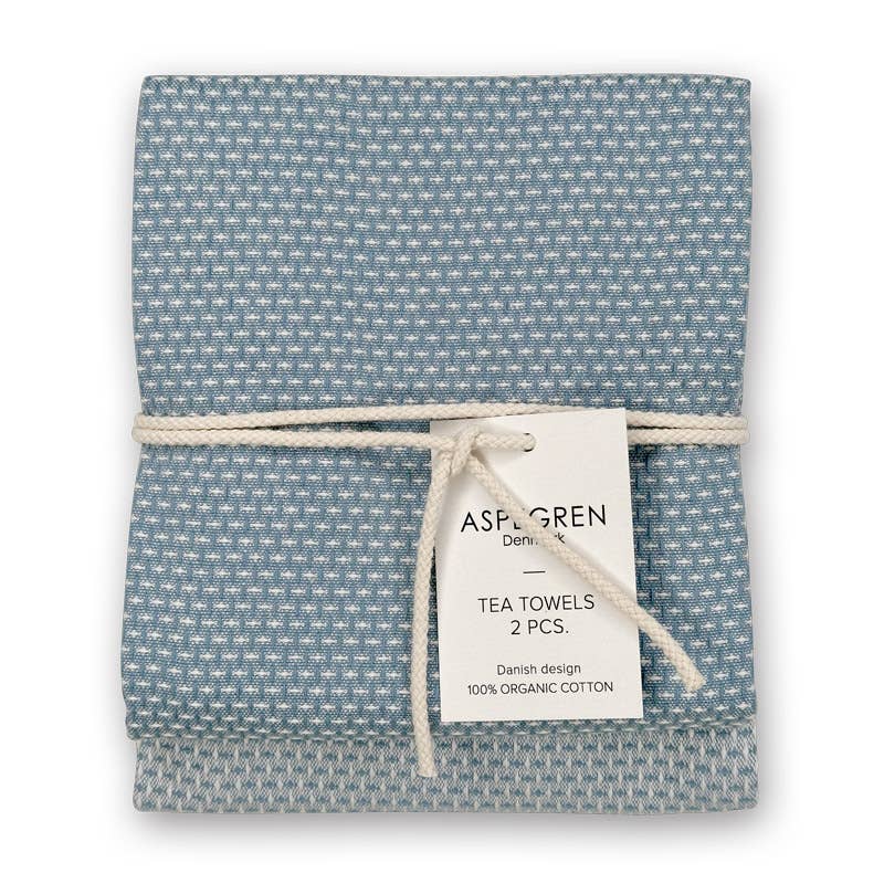 Geschirrtücher - 100% Bio-Baumwolle - Set aus zwei Stück - Gastro - Denim