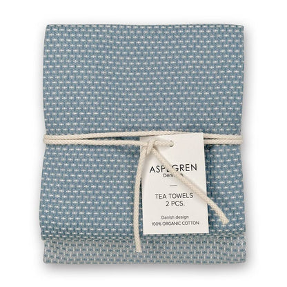 Geschirrtücher - 100% Bio-Baumwolle - Set aus zwei Stück - Gastro - Denim