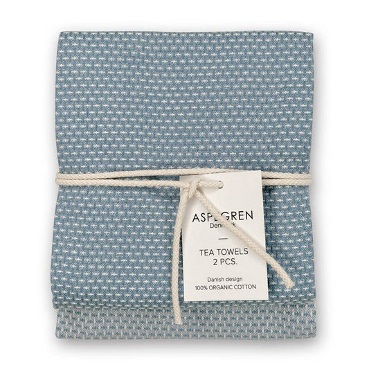 Geschirrtücher - 100% Bio-Baumwolle - Set aus zwei Stück - Gastro - Denim