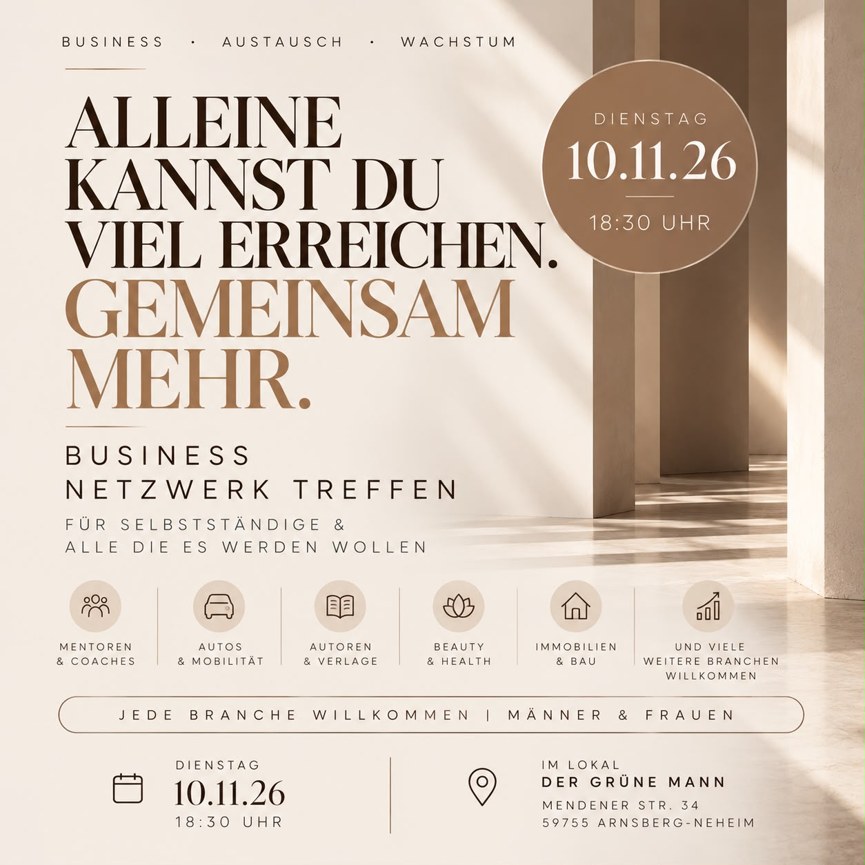 Charity Business Treff @Balsamfuerdich