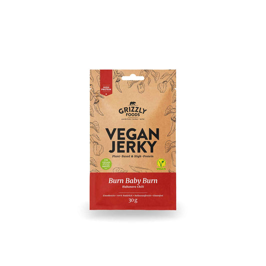 Grizzly Foods | Vegan Jerky - Burn Baby Burn (30g)