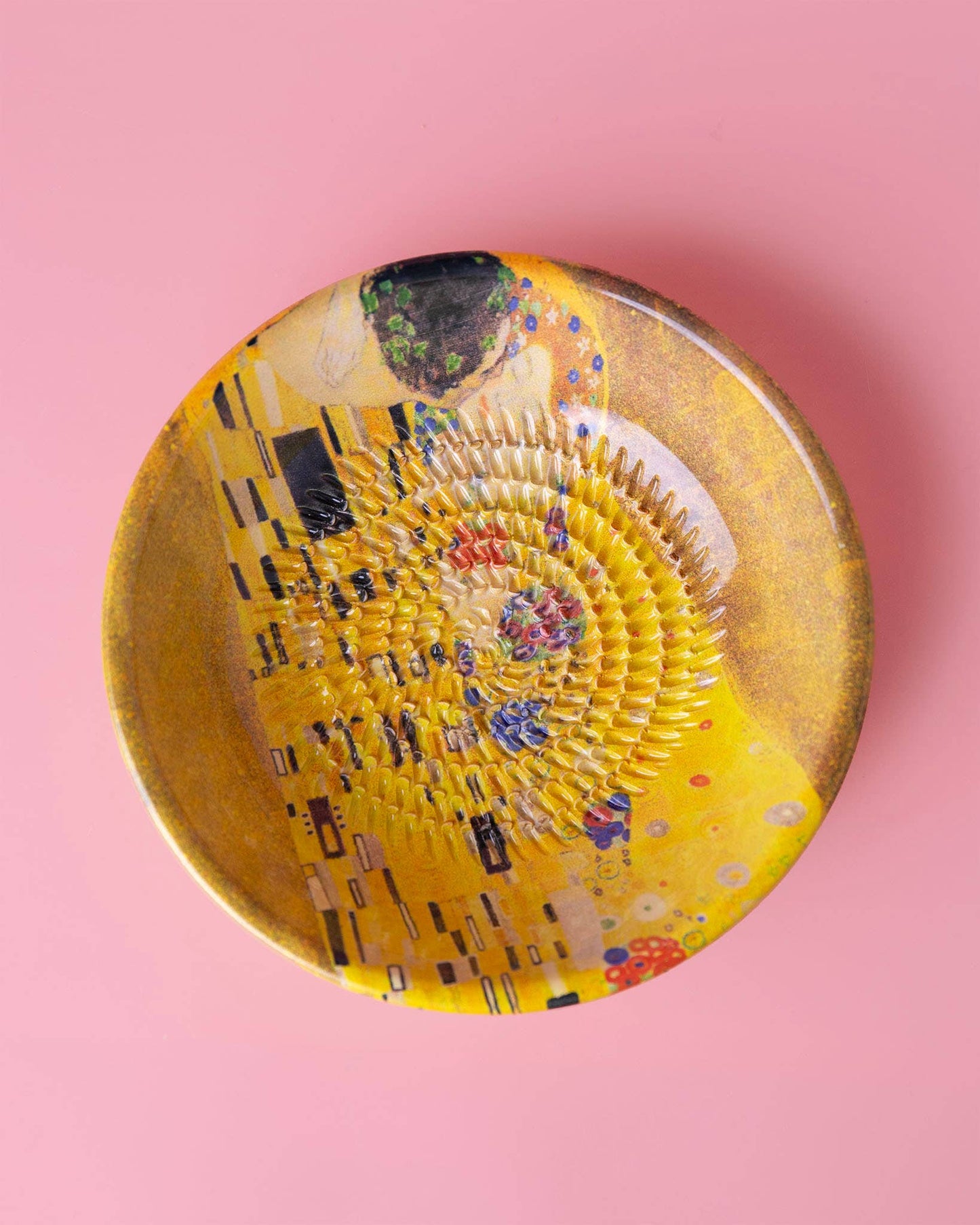 Reibeplatte aus Keramik mit Knoblauch und Ingwer/Arte KLIMT