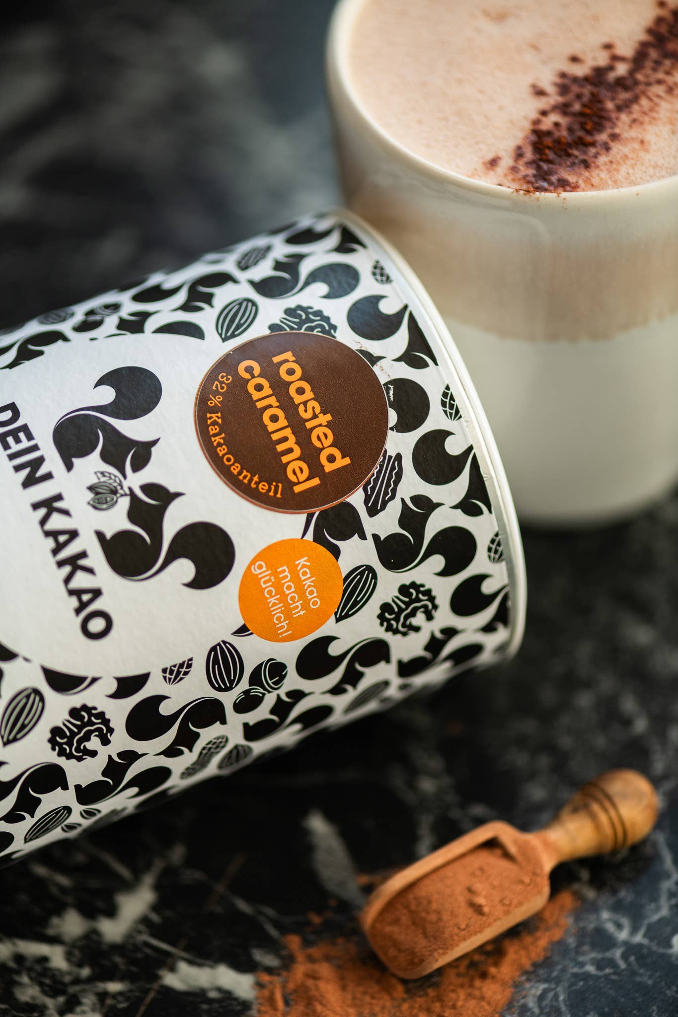 Dein Kakao | Roasted caramel Schokoladenpulver | Karamell