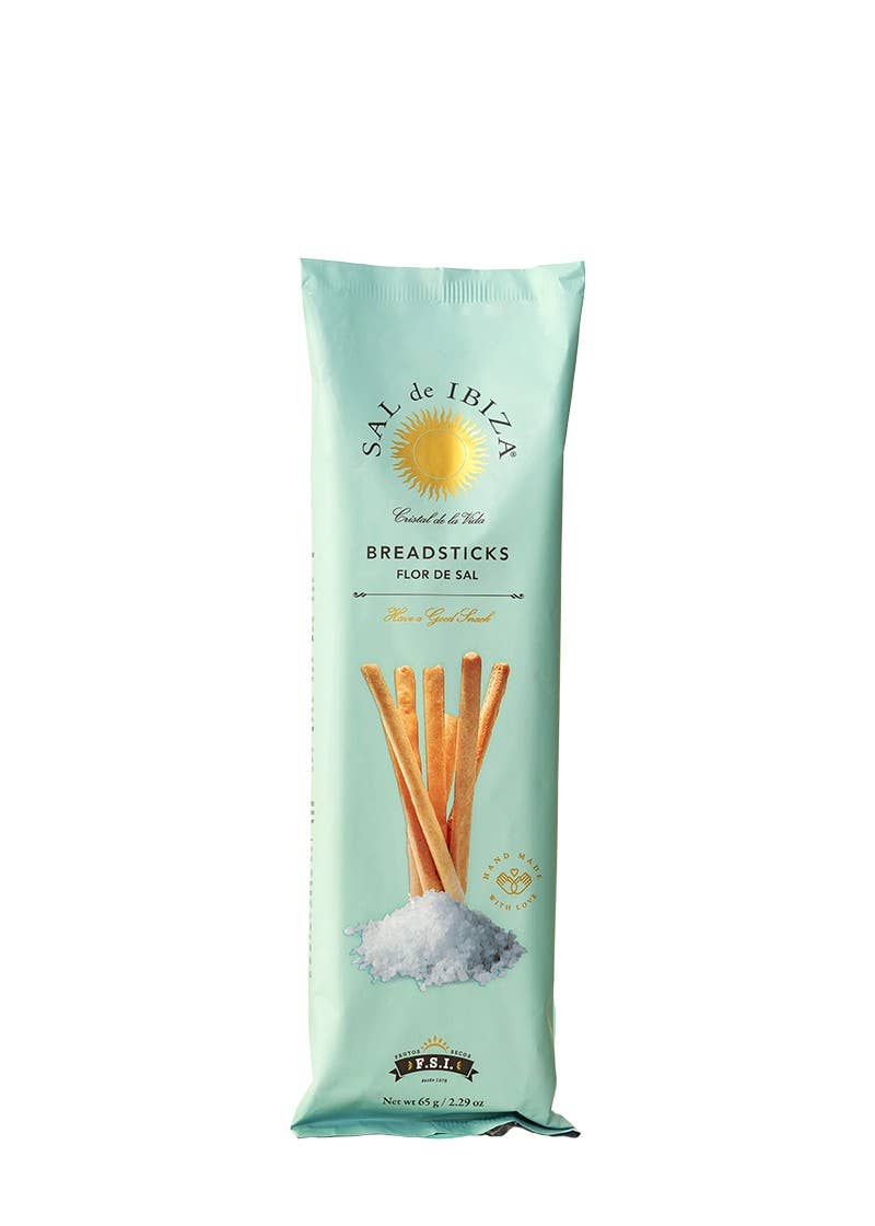 Sal De Ibiza Breadsticks "a la Flor de Sal", 65g