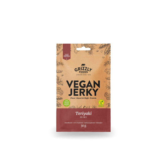 Grizzly Foods | Vegan Jerky - Teriyaki (30g)