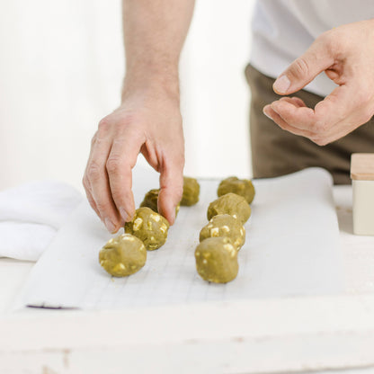 Backmischung Matcha-Cookies mit weißer Schokolade